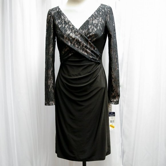 NWT Elegant Evening Cocktail Dress - Picture 4 of 10